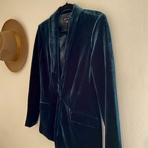 INC Green Velvet Jacket